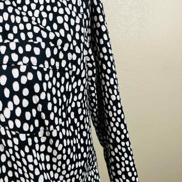 J crew brown shirt Button-up stretch cotton poplin shirt in signature fit size M - Picture 6 of 15